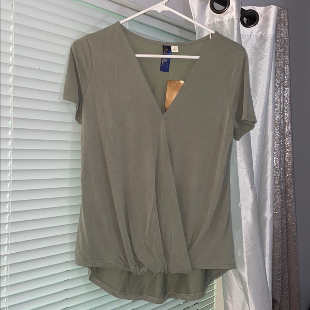 Francesca’s faux wrap top